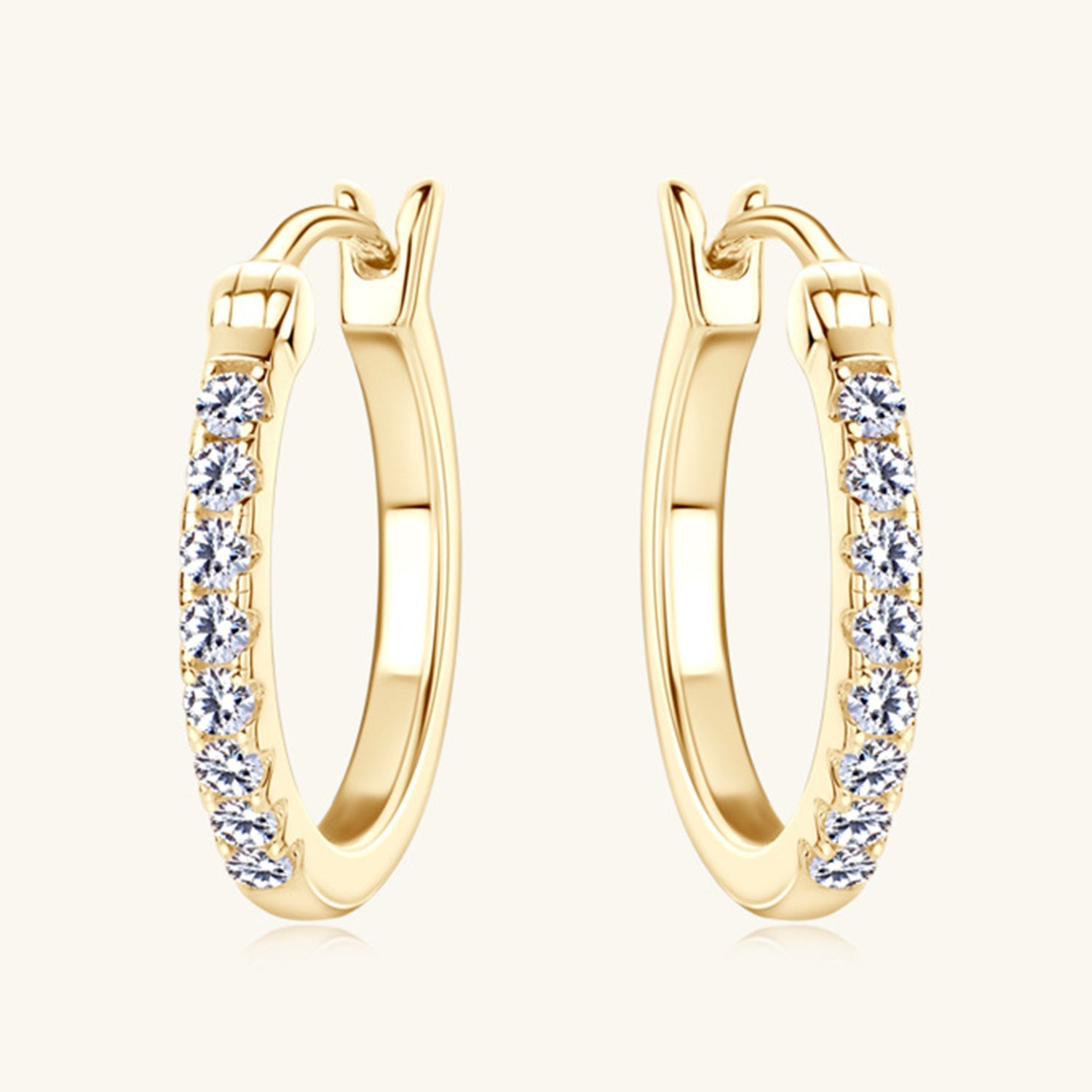 Pure Sterling Silver Sparkala™ Huggie Earrings - DestGlow