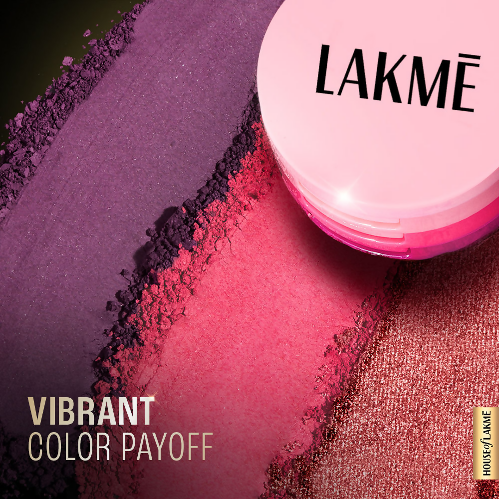 Lakme 9 To 5 Eyeconic Cream Powder Eyeshadow Stack - Pink Beauty