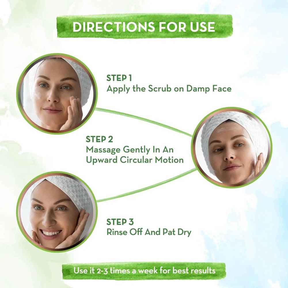 Mamaearth Rice Face Scrub With Rice Water & Niacinamide