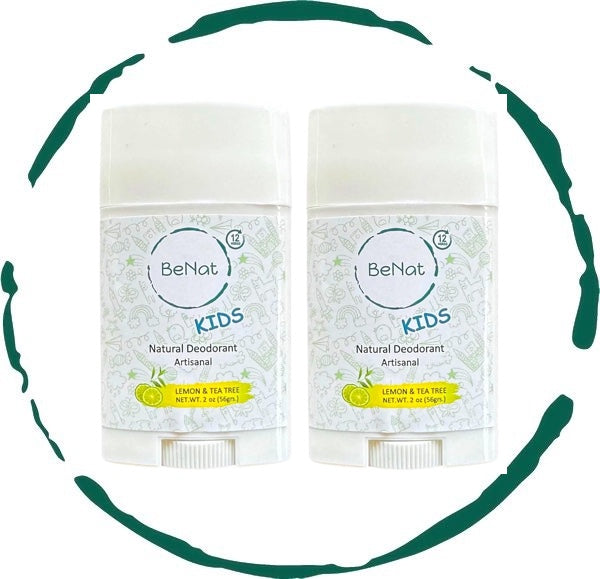 2-Pack all-Natural Deodorants for Kids & Teens DestGlow
