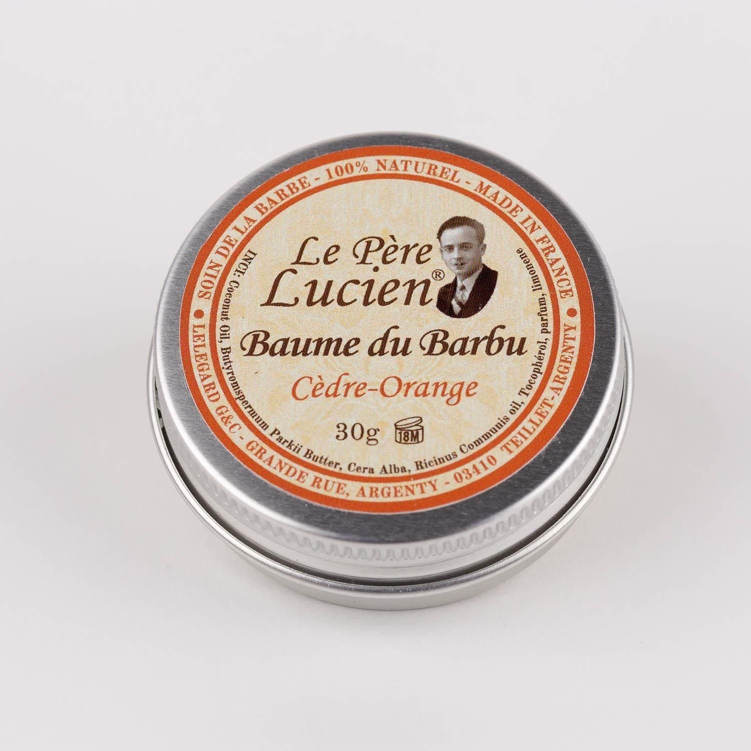 Le Pere Lucien Cidre Orange Natural Beard Balm 30g by Pasteur Pharmacy