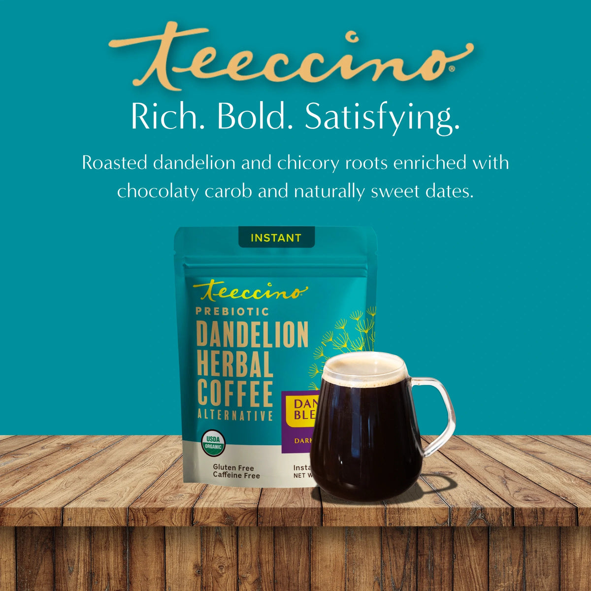 Instant Dandelion Herbal Coffee DestGlow
