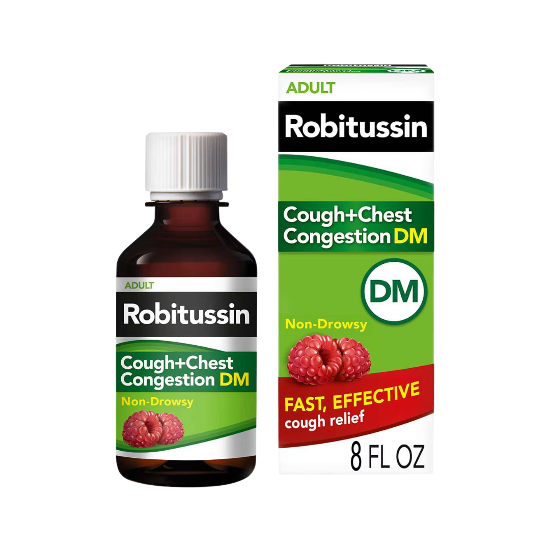 Robitussin Adult Cough + Chest Congestion DM Non-Drowsy (8oz) DestGlow