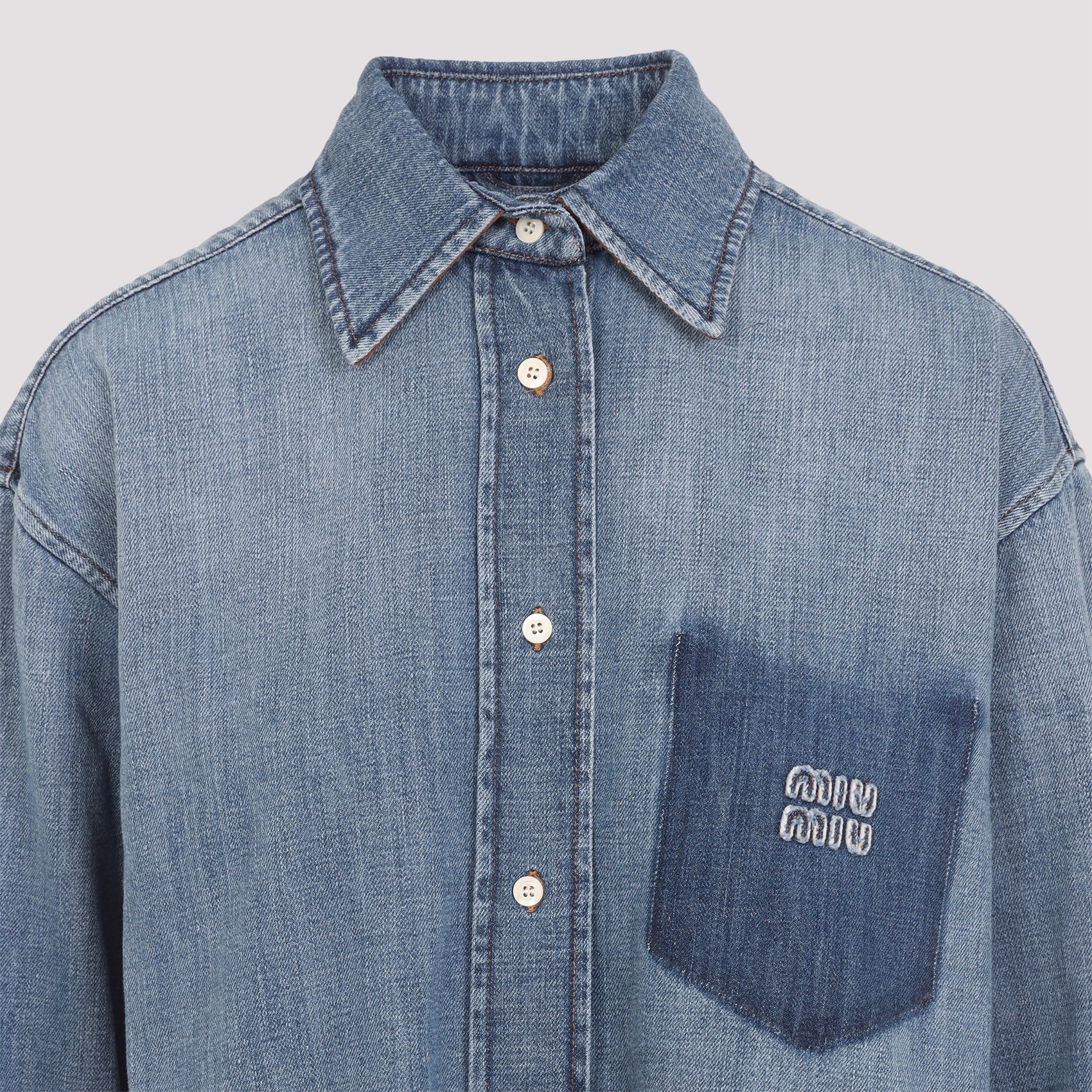 Miu Miu Denim Shirt Women DestGlow