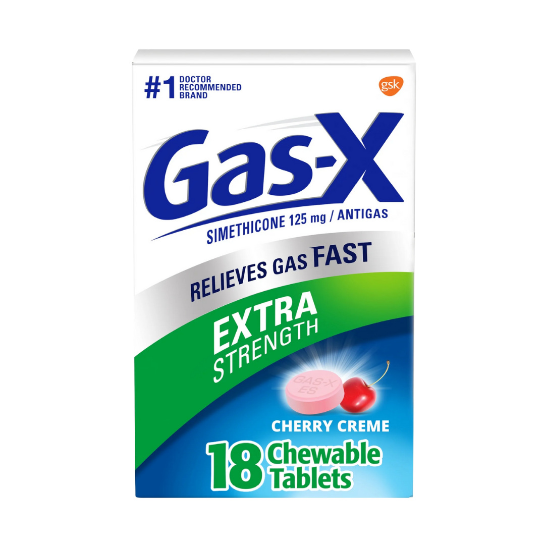 Gas-X Chewable Tablets Extra Strength Cherry (18 ct) DestGlow