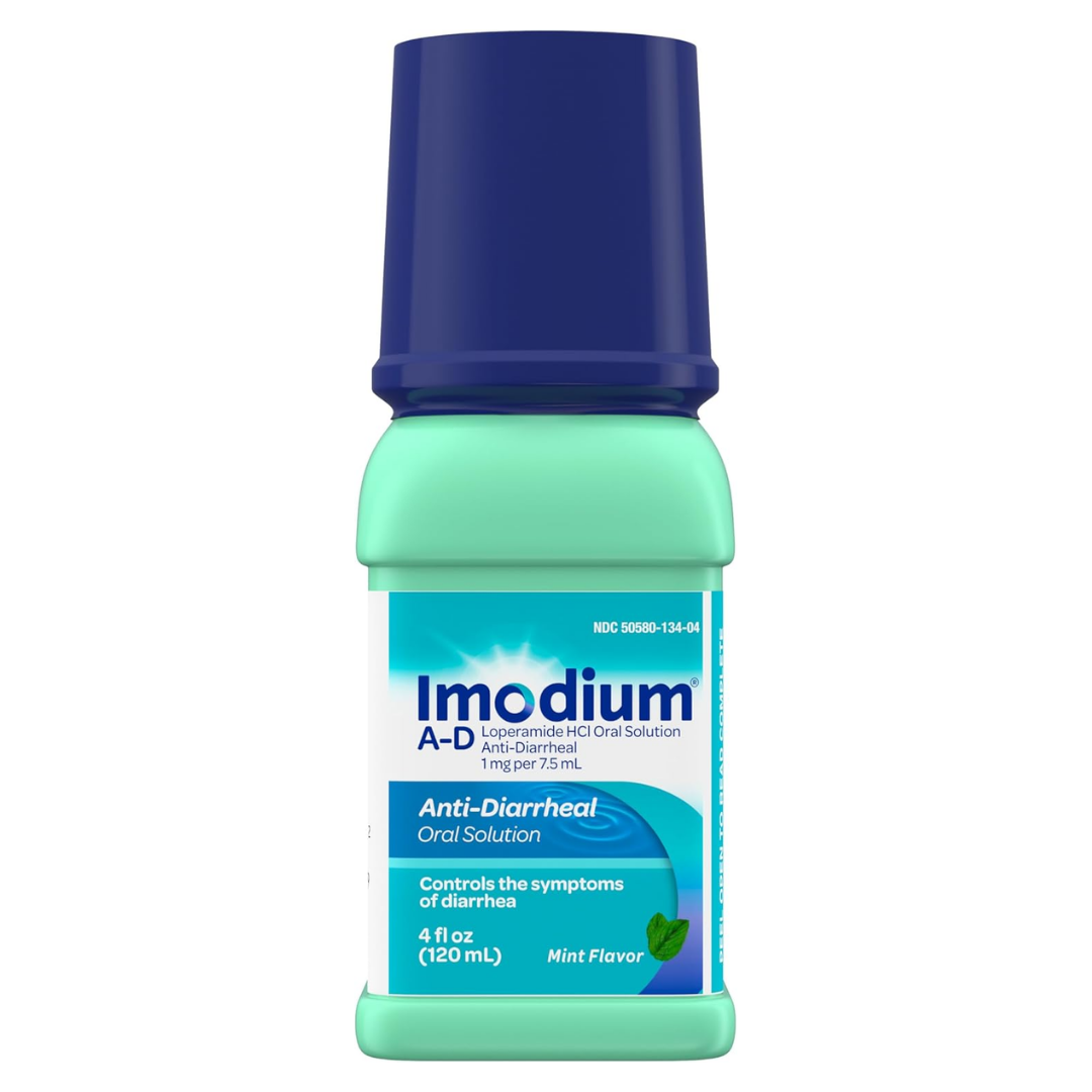 Imodium A-D Mint Liquid Loperamide HCl (4oz) DestGlow