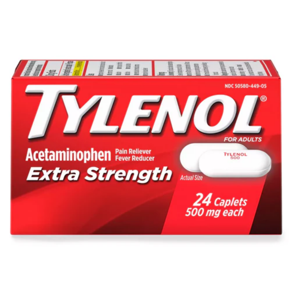 Tylenol Extra Strength (500mg 24ct) DestGlow