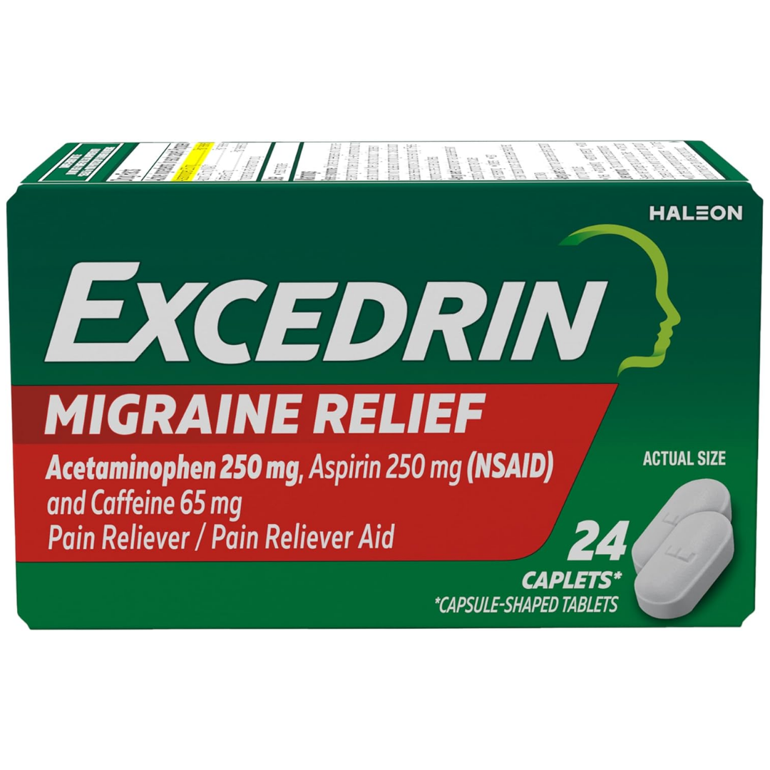 Excedrin Migraine Pain Relief Caplets (24ct) DestGlow