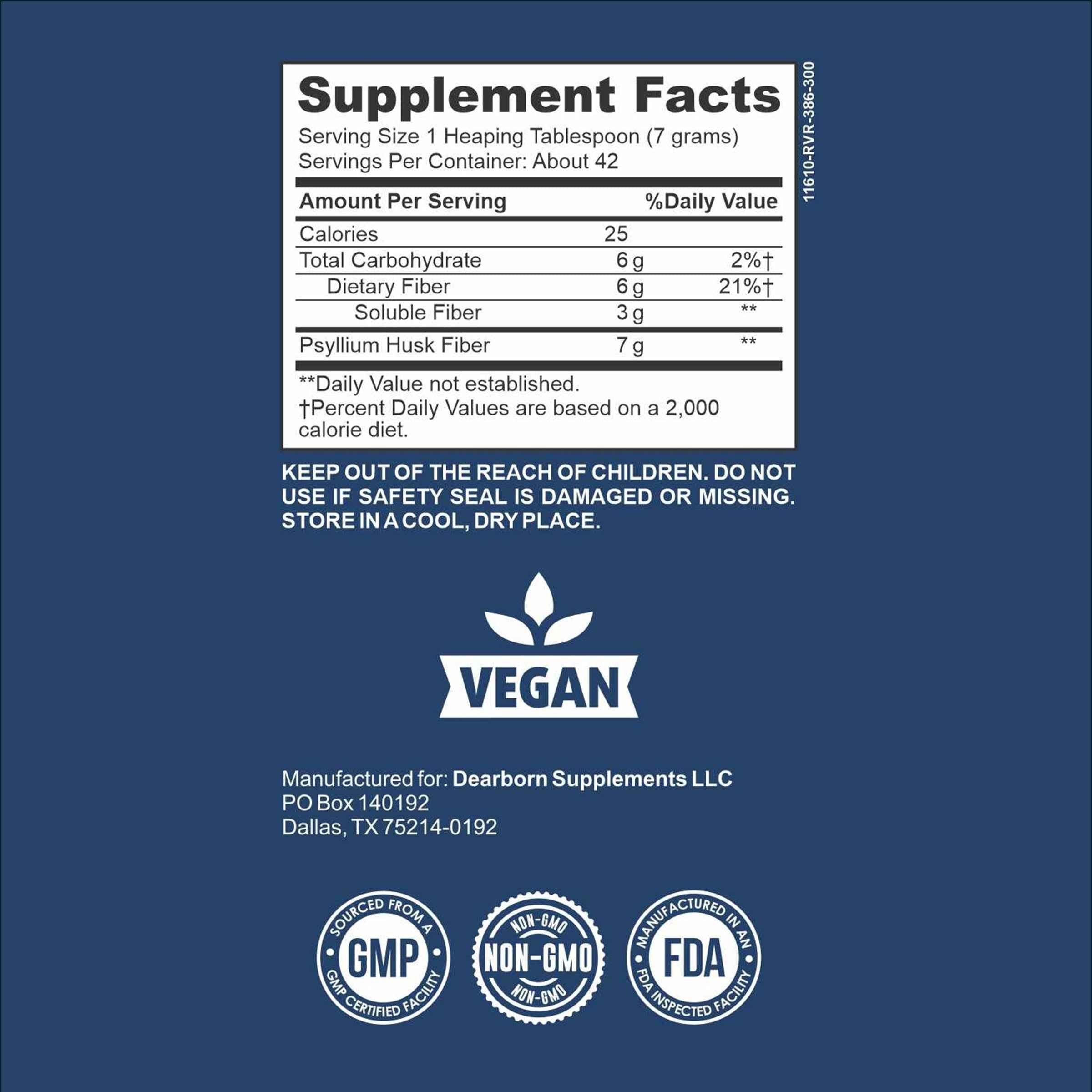 TRTL Psyllium Husk - Powder Formula - 300g