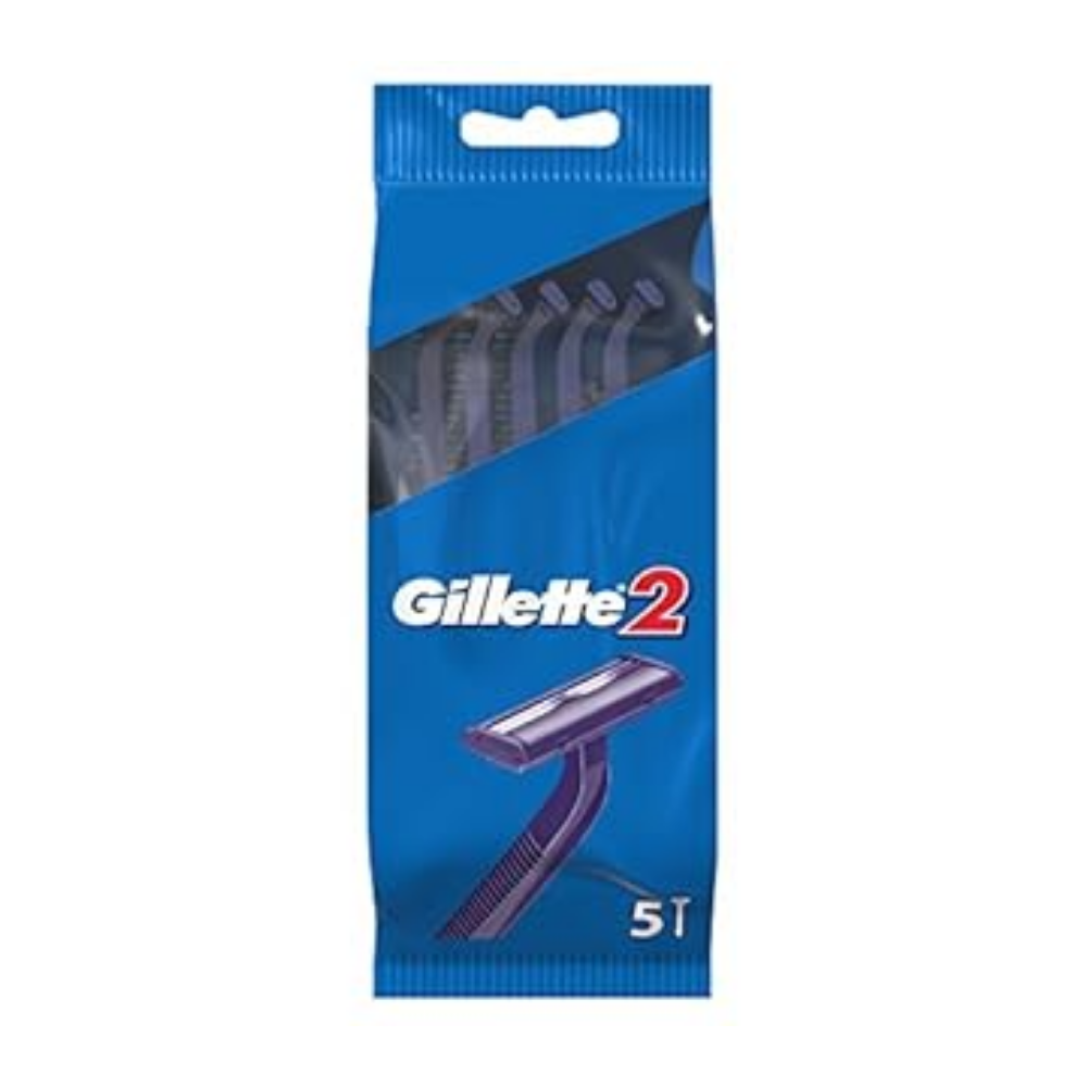 Gillette Blue 2 Disposable Razor (5 pk) DestGlow