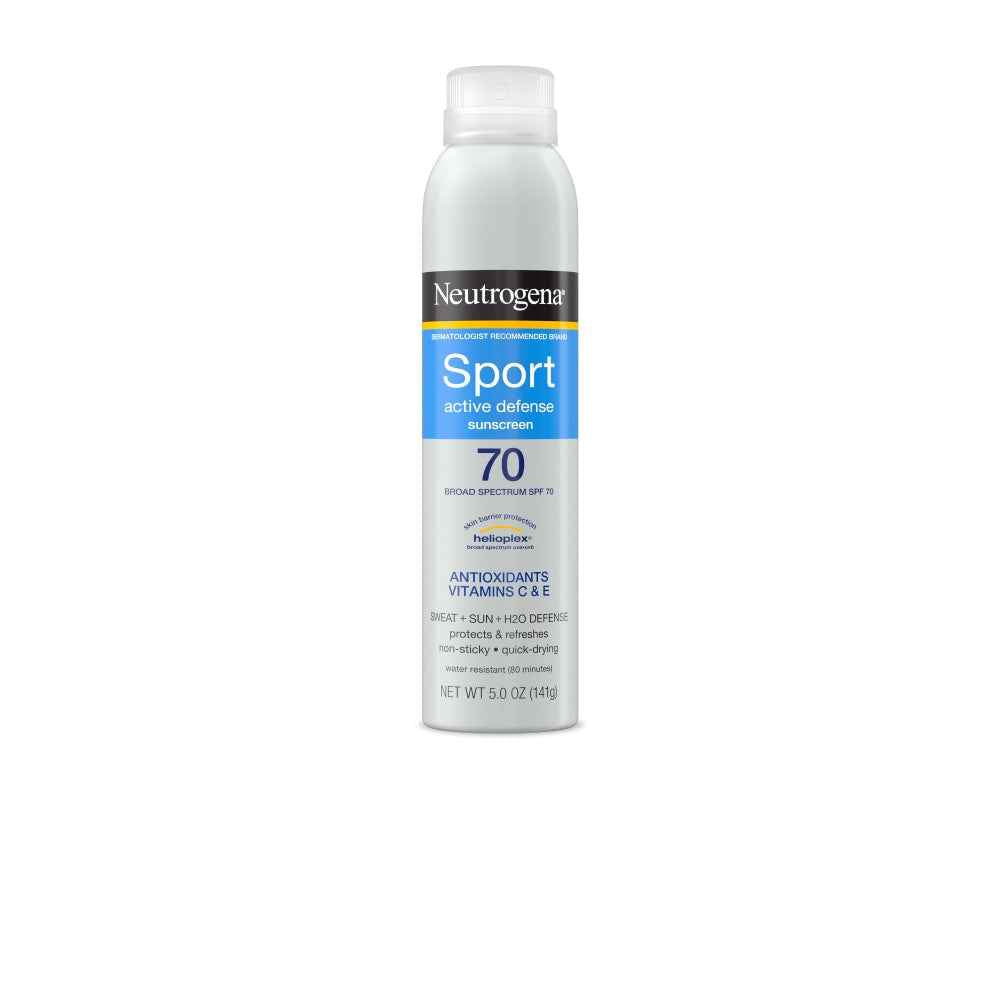 Neutrogena Sport Active Defense SPF 70 Sunscreen Spray 5.0 Oz