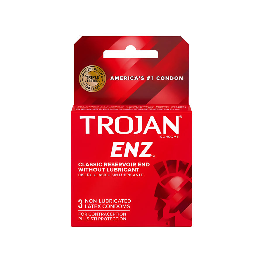 Trojan ENZ Non Lubricated Premium Latex Condoms by Pasteur Pharmacy
