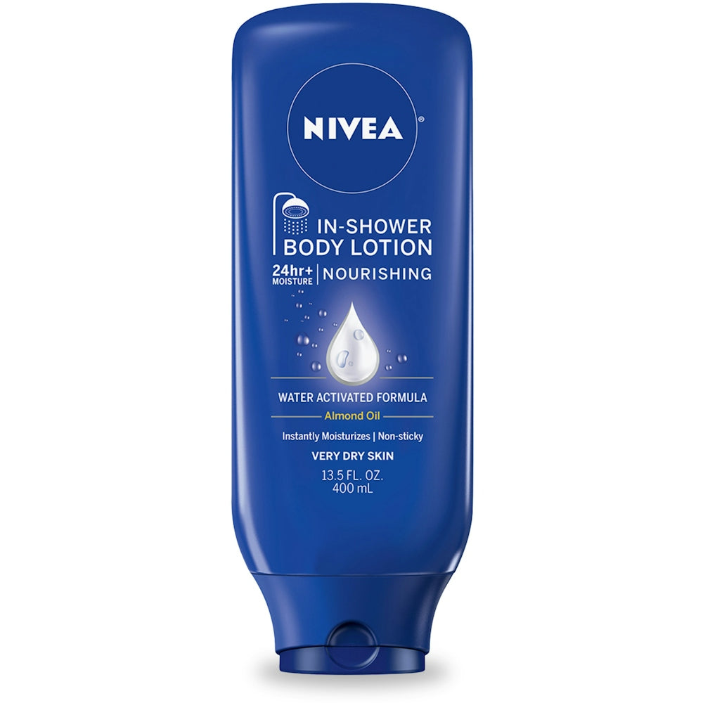 Nivea Nourishing Almond Oil In Shower Body Lotion 13.5 Fl. Oz. Bottle by Pasteur Pharmacy
