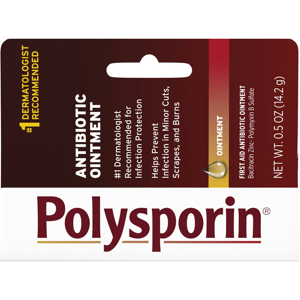 Polysporin Antibiotic Ointment 0.5 Oz - DestGlow