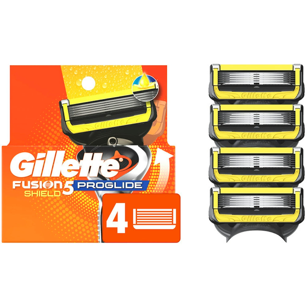 Gillette Fusion5 Pro Glide Shield Razor Blades For Men, 4 ct by Pasteur Pharmacy