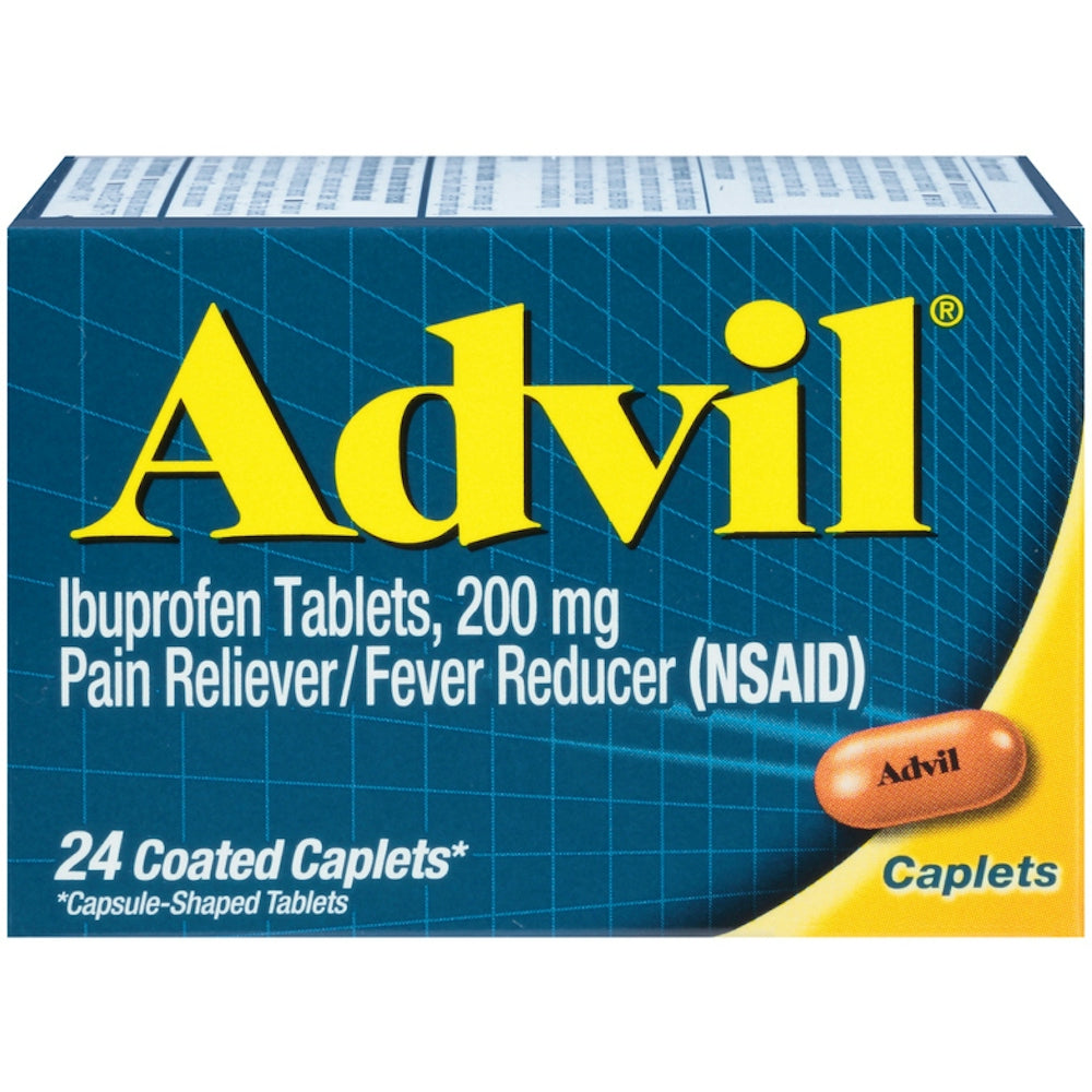 Advil® Coated Caplets – Pain Reliever & Fever Reducer (Ibuprofen 200 mg) - DestGlow