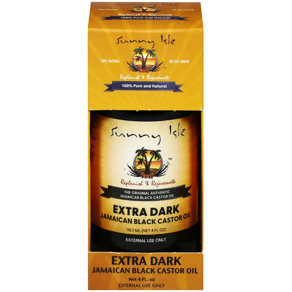 Sunny Isle Extra Dark Jamaican Black Castor Oil - 4 Fl Oz by Pasteur Pharmacy