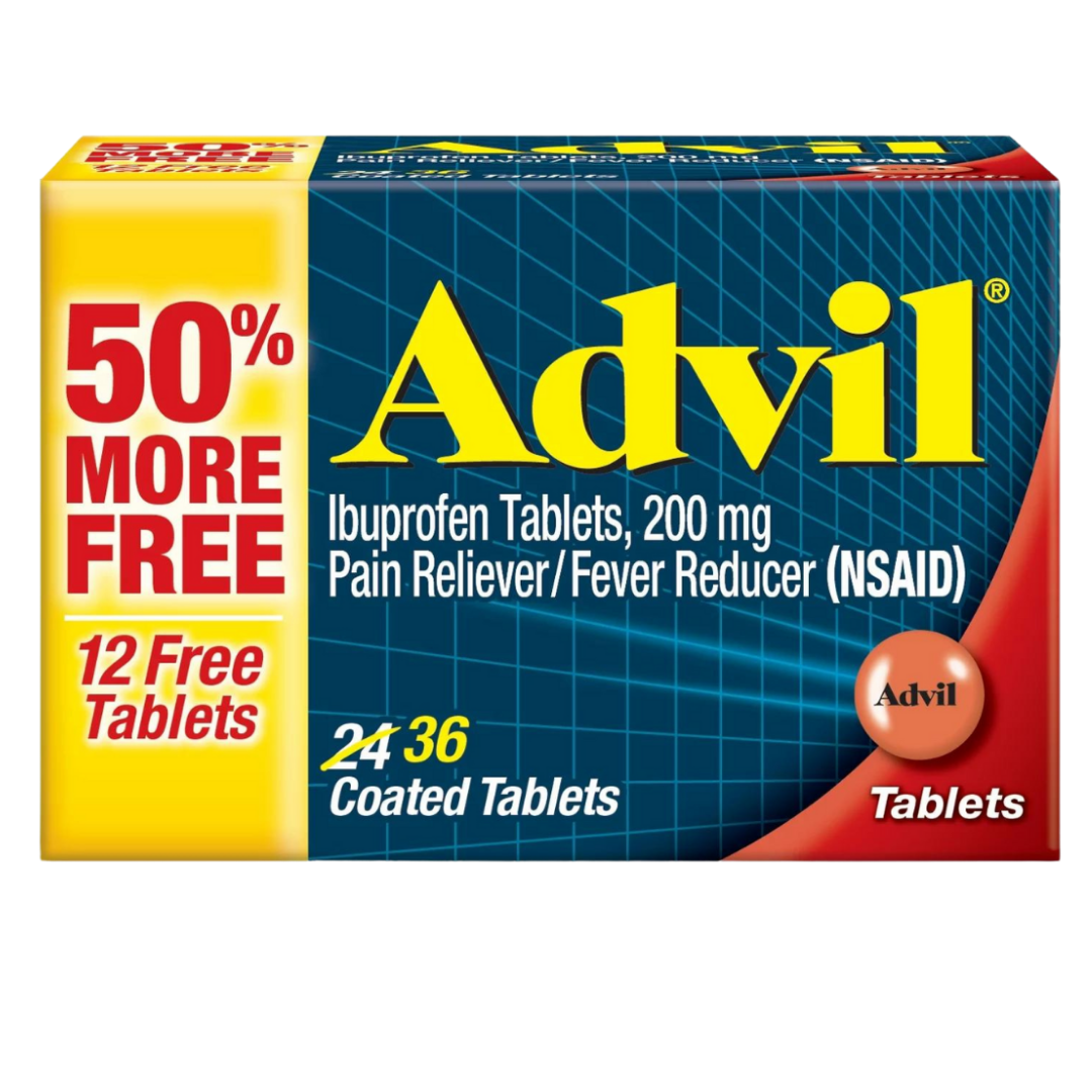 Advil Ibuprofen Pain Reliever Coated Tablets (36 ct) by Farmacias Savia
