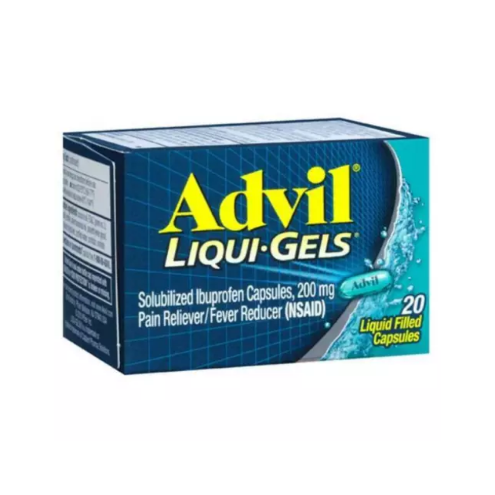 Advil Liqui-Gels 200mg Ibuprofen (20 ct) DestGlow