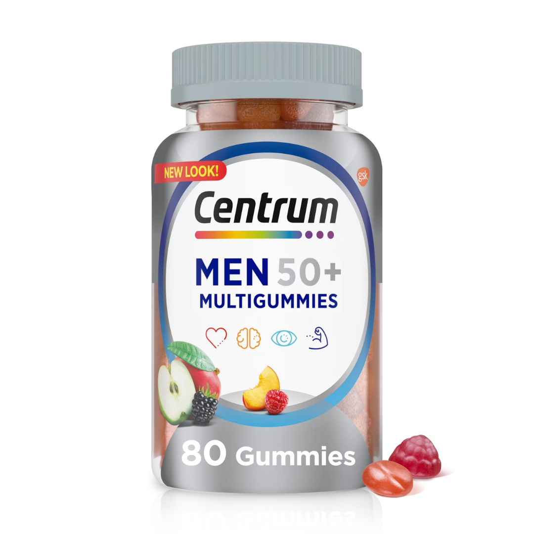 Centrum MultiGummies Men 50+ Multivitamin (80ct) DestGlow