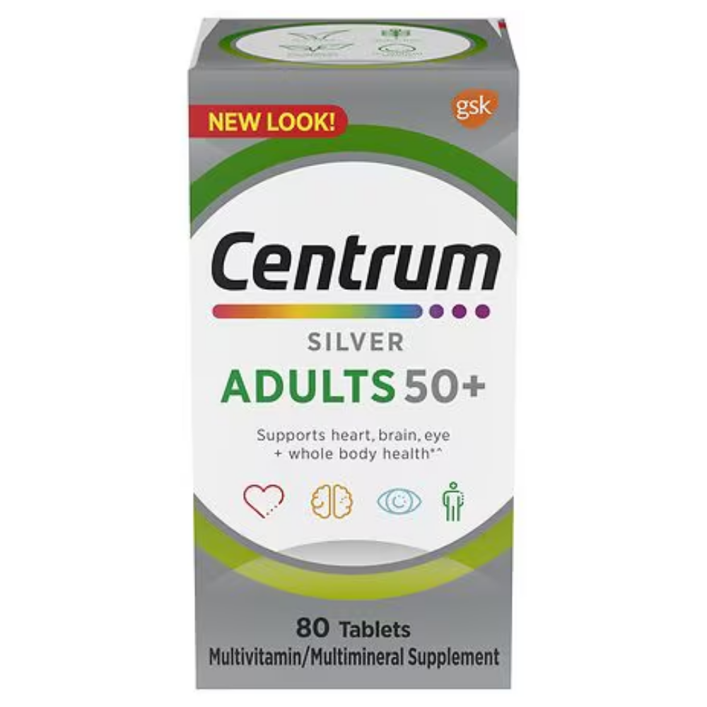 Centrum Silver Adults 50+ Multivitamin (80 ct) DestGlow
