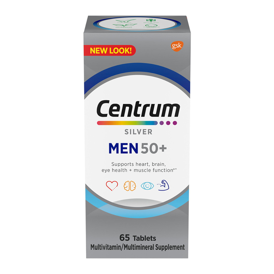 Centrum Silver Men 50+ Multivitamin (65 Tablets) DestGlow