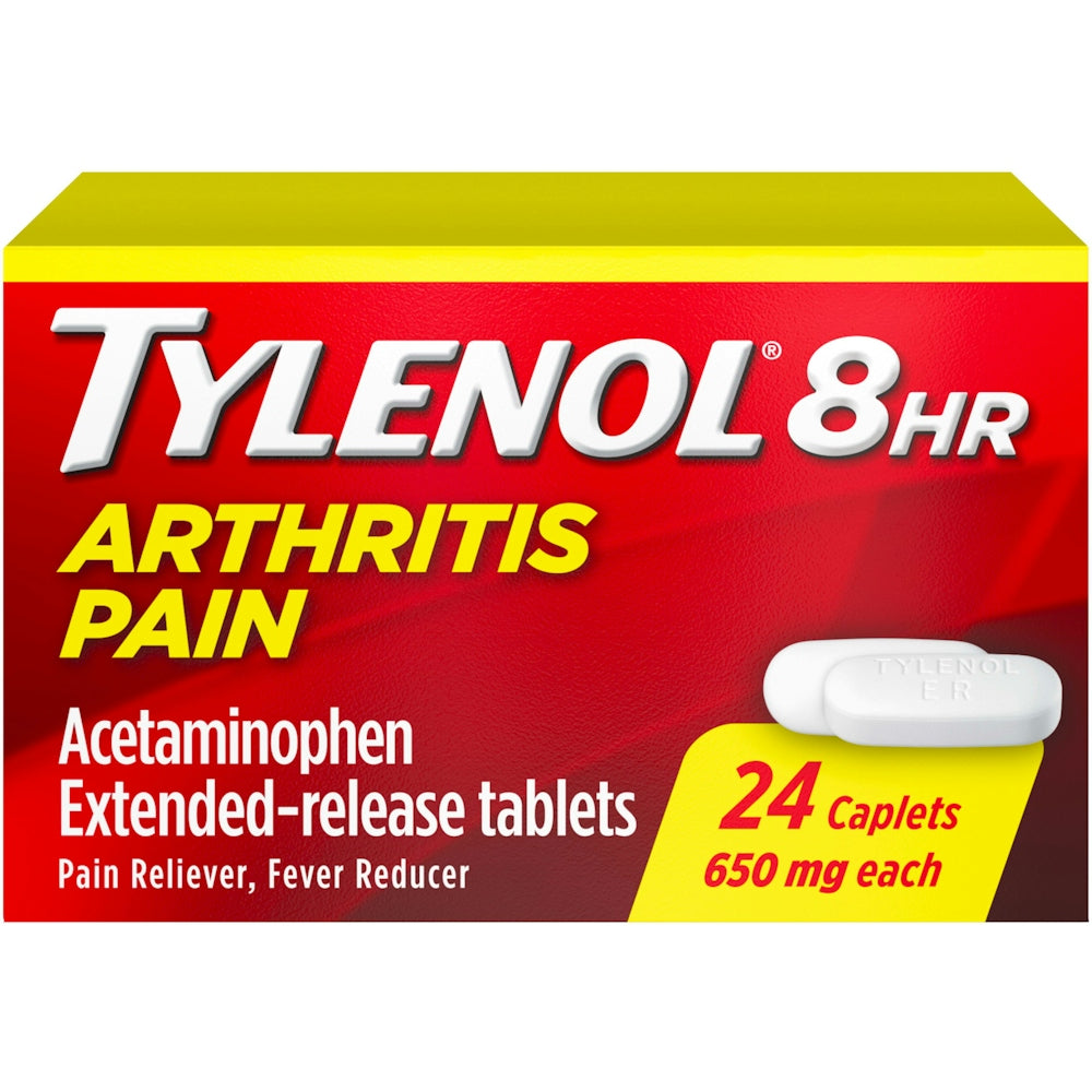 Tylenol 8 Hr 650 Mg Arthritis Pain 24 Caplets - DestGlow