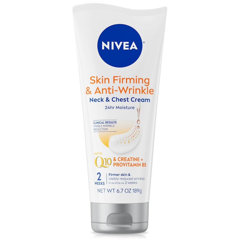Nivea Neck & Chest Cream, Skin Firming & Anti Wrinkle 6.7 Oz by Pasteur Pharmacy
