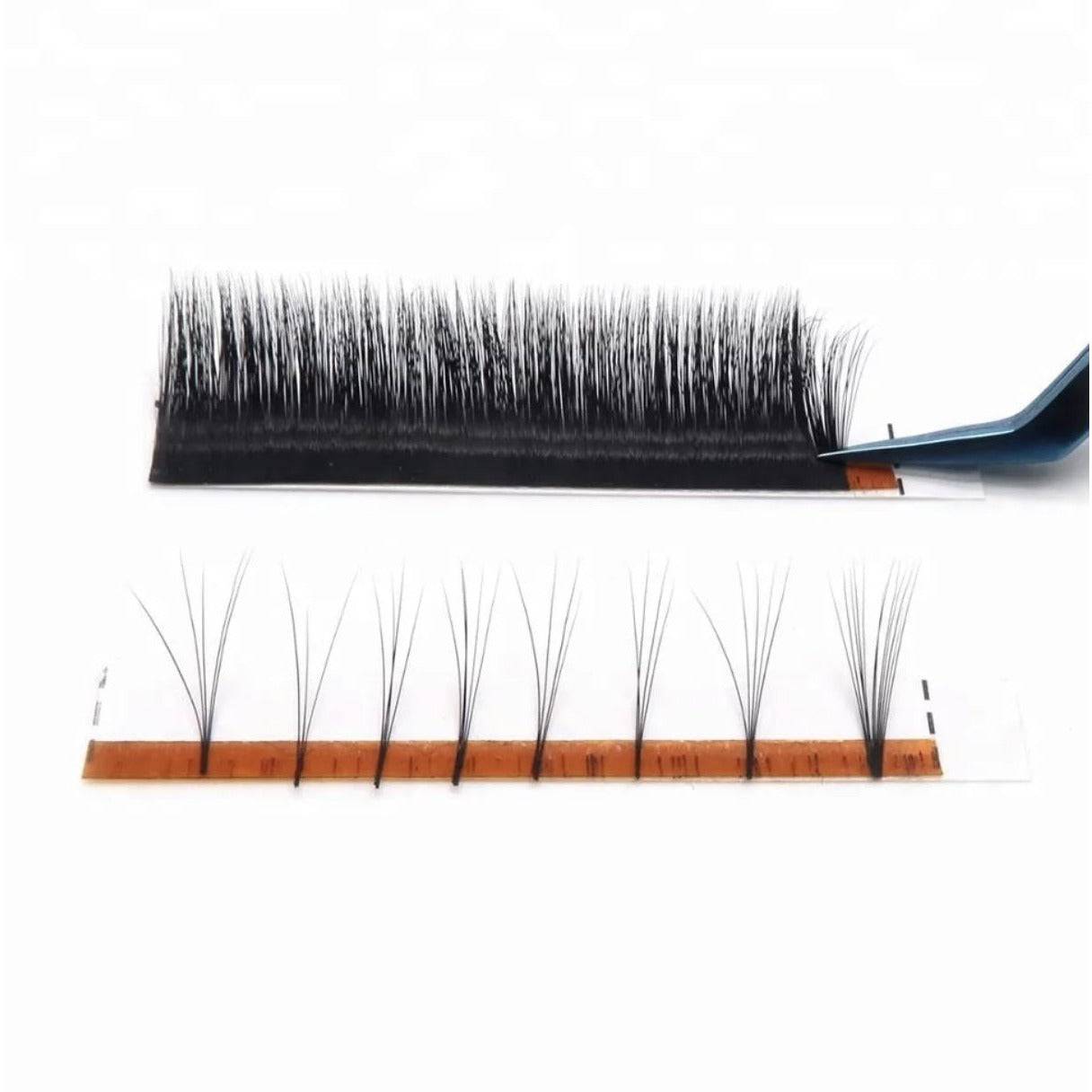 VIP Quick Fan Lash Extensions, 12 Lines 0.07 D Curl
