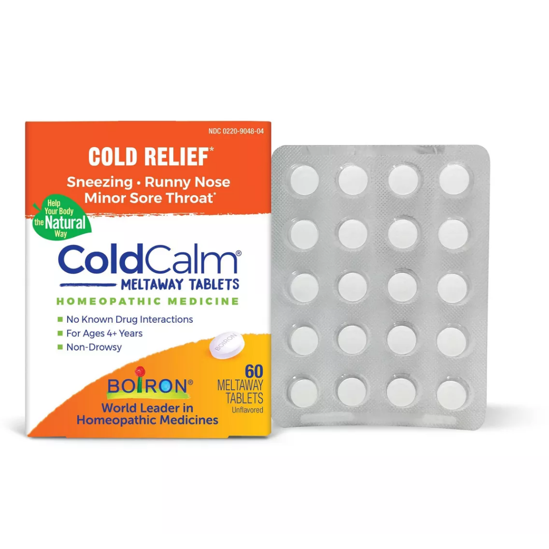 Boiron ColdCalm Meltaway Tablets (60 Count) DestGlow