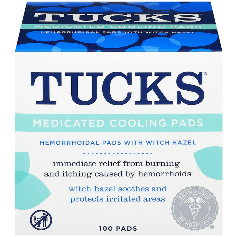 Tucks Medicated Cooling Hemorrhoid Pads 100 ct by Pasteur Pharmacy