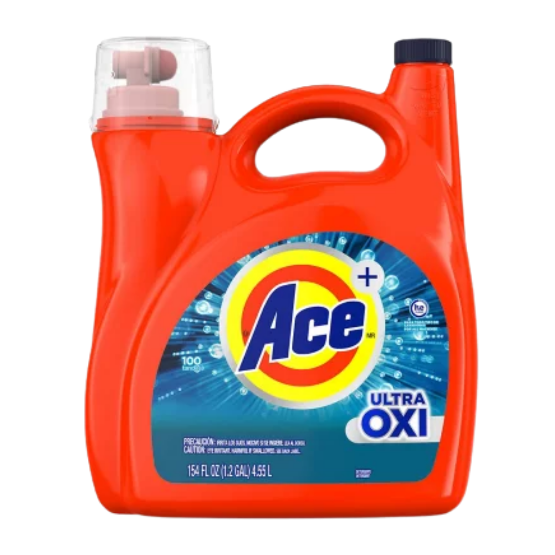 Ace HE Ultra Oxi Liquid Laundry Detergent (154oz) by Farmacias Savia
