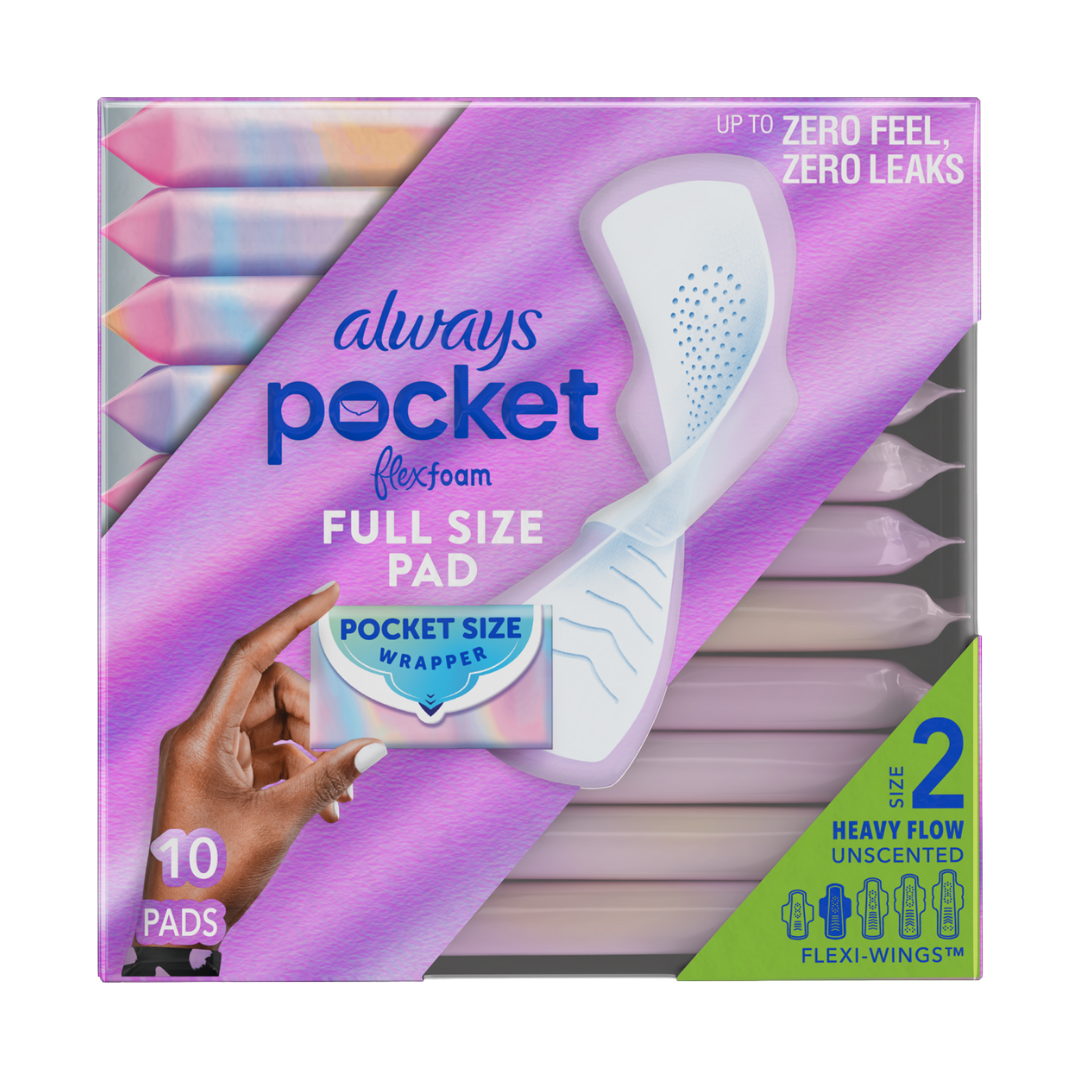 Always Pocket Full Size Pads (10ct) DestGlow