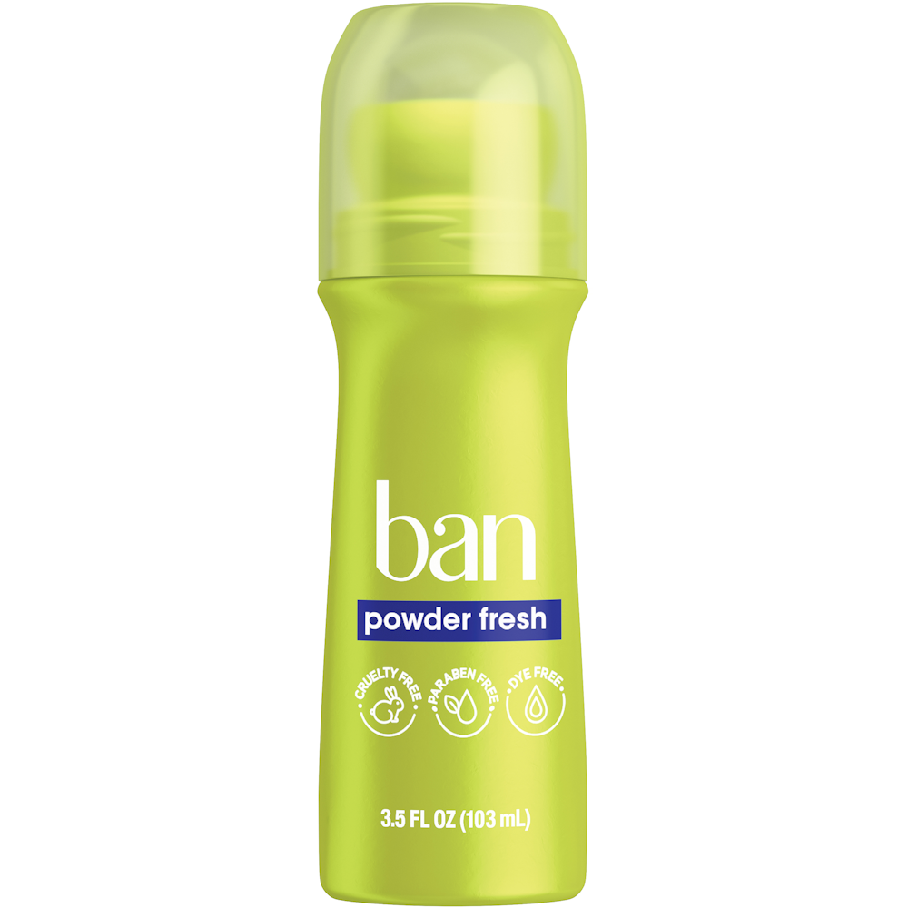 Ban Invisible Roll On Powder Fresh Antiperspirant Deodorant 3.5 Fl Oz by Pasteur Pharmacy