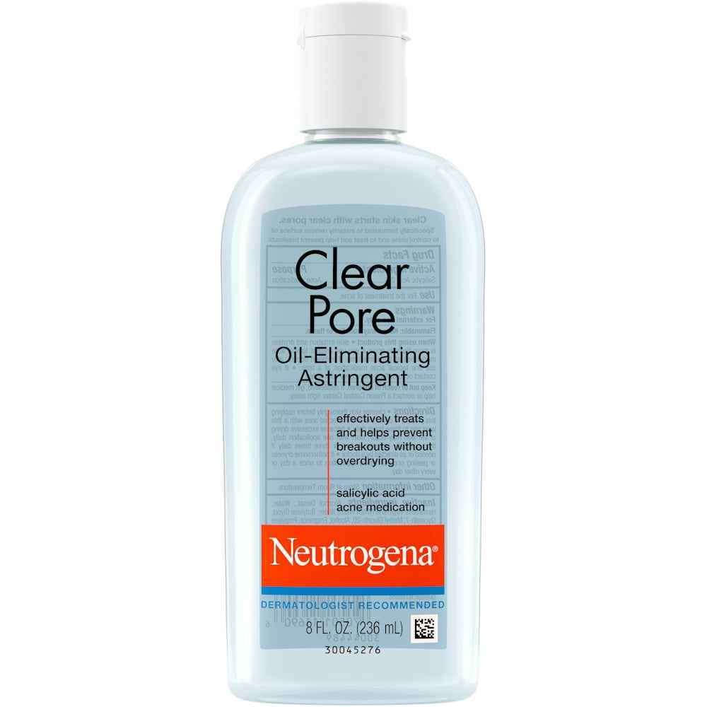 Neutrogena Clear Pore Oil-Eliminating Facial Astringent With 2% Salicylic Acid AcneTreatment