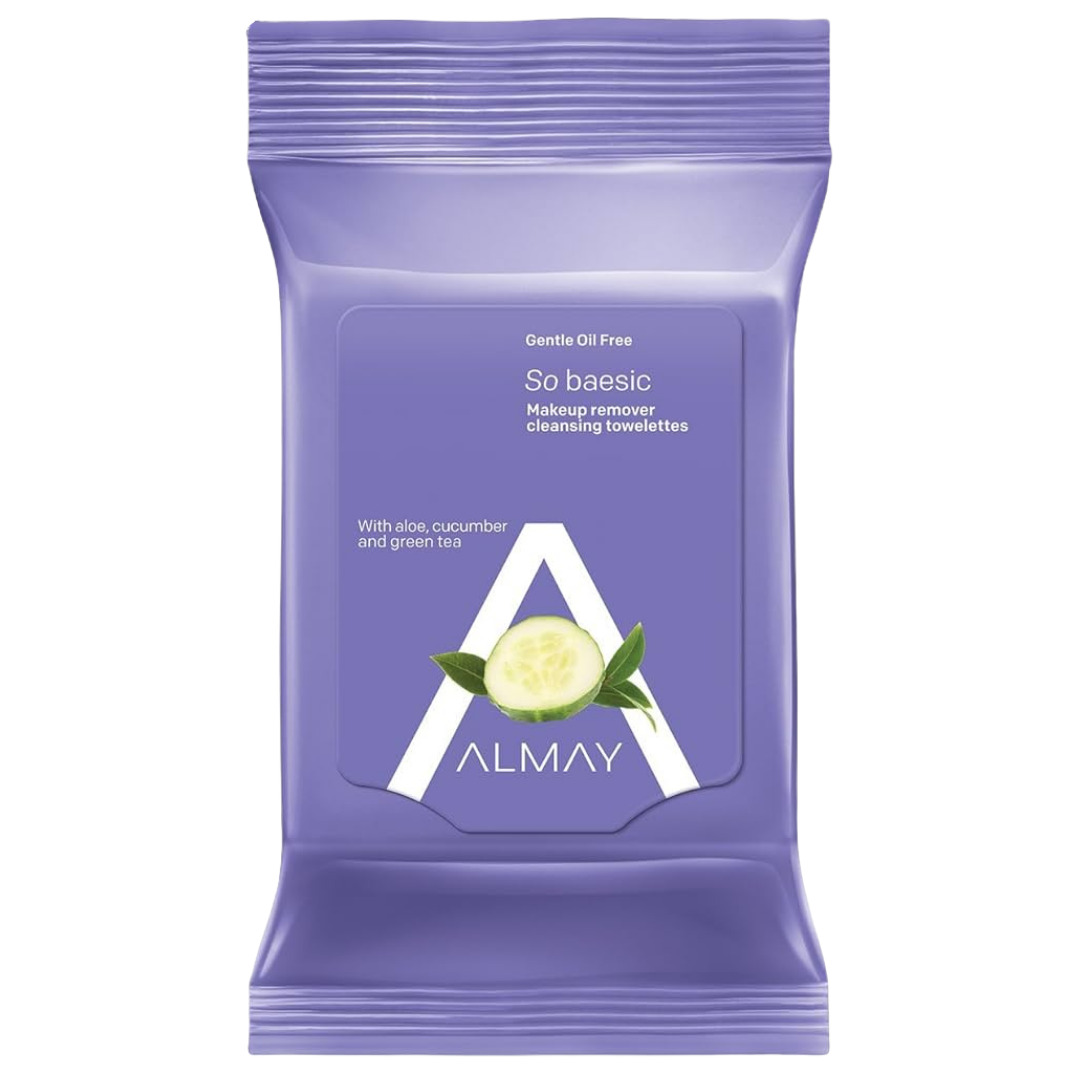 Almay Biodegradable Makeup Remover Cleansing Towelettes (25 ct) DestGlow