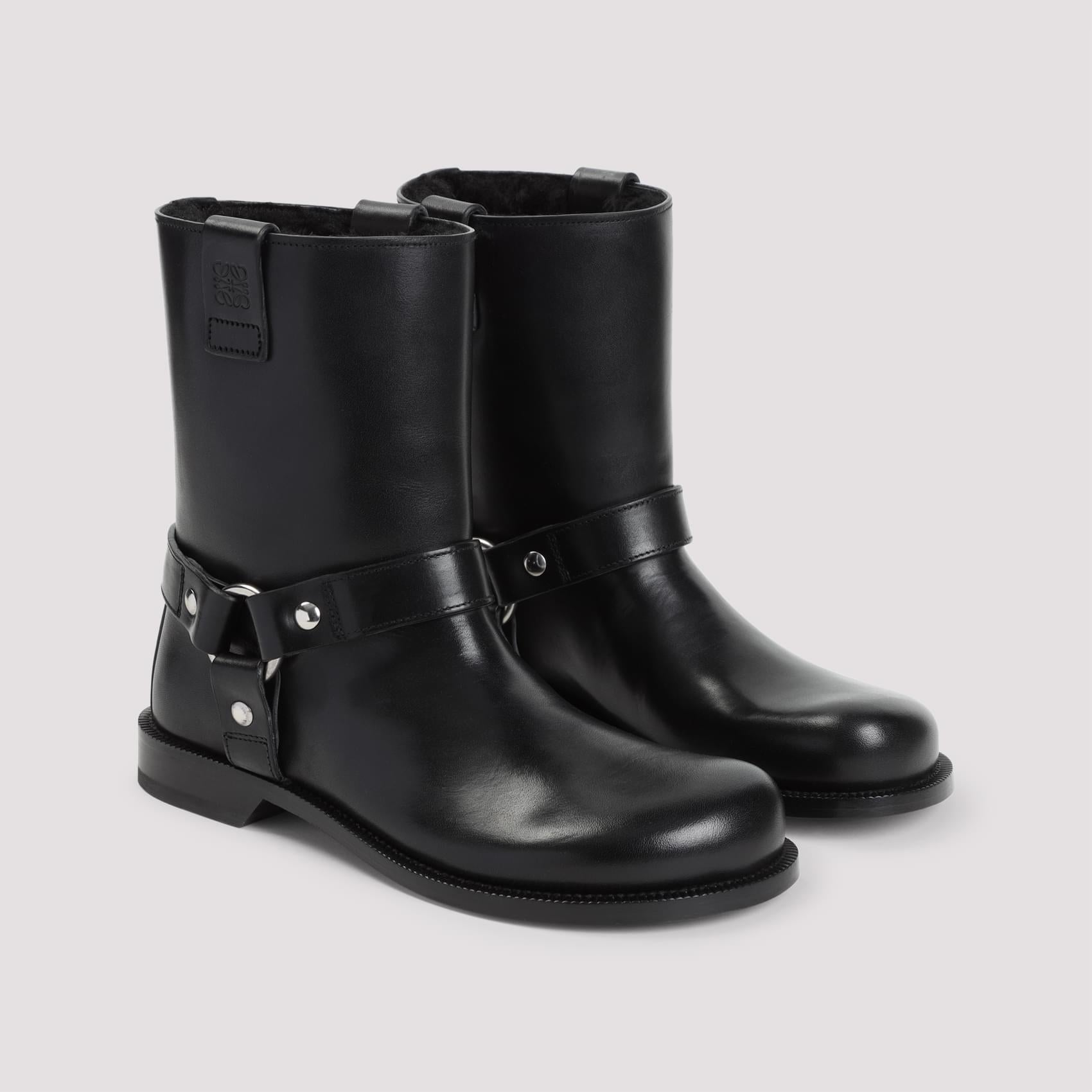 Loewe Campo Biker Shearling Boots Women DestGlow