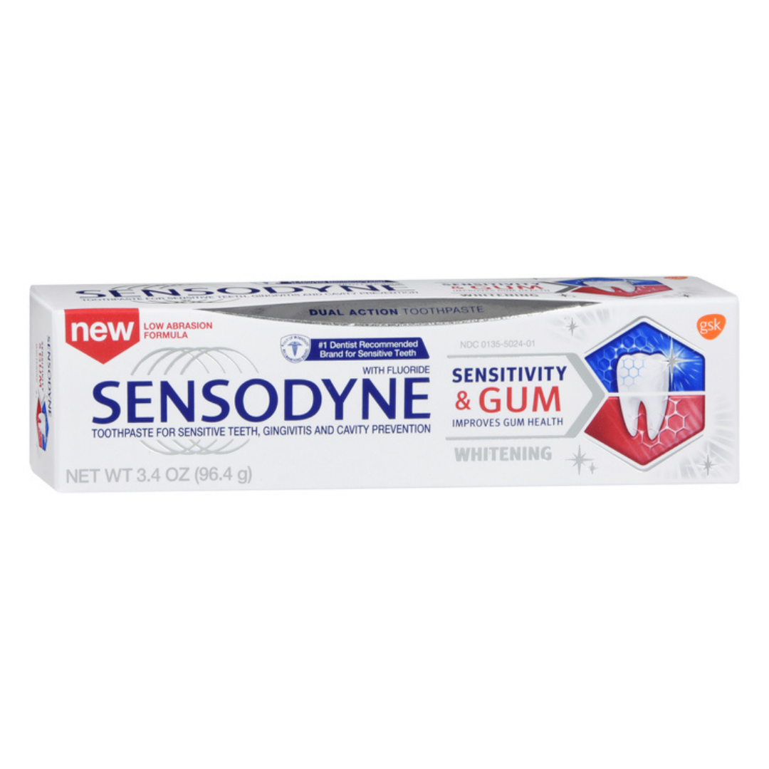 Sensodyne Sensitivity & Gum Whitening Toothpaste (3.4 oz) DestGlow