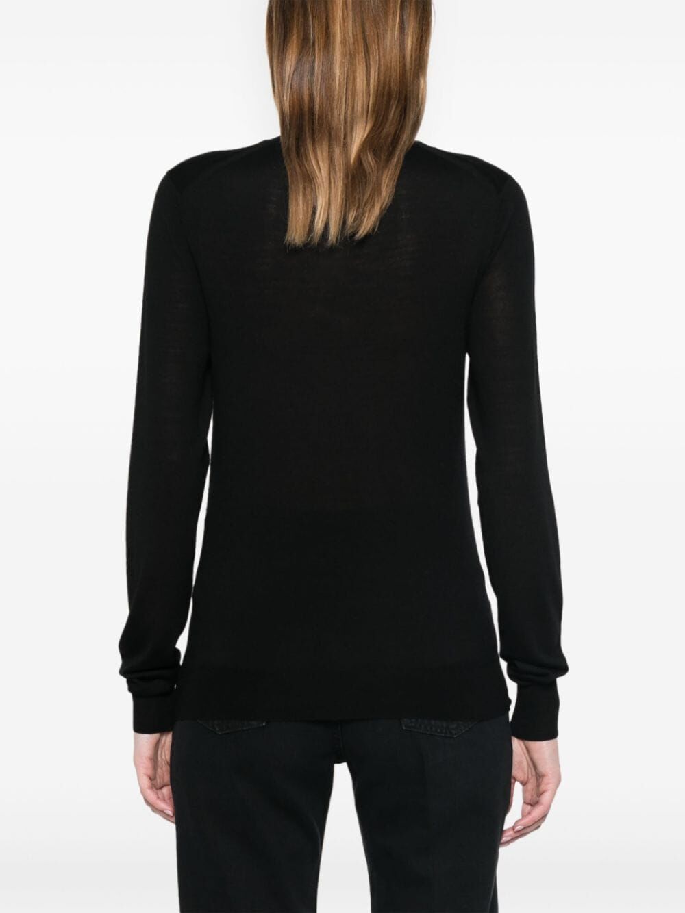Saint Laurent Women Cassandre Wool Turtleneck Sweater by Luosophy