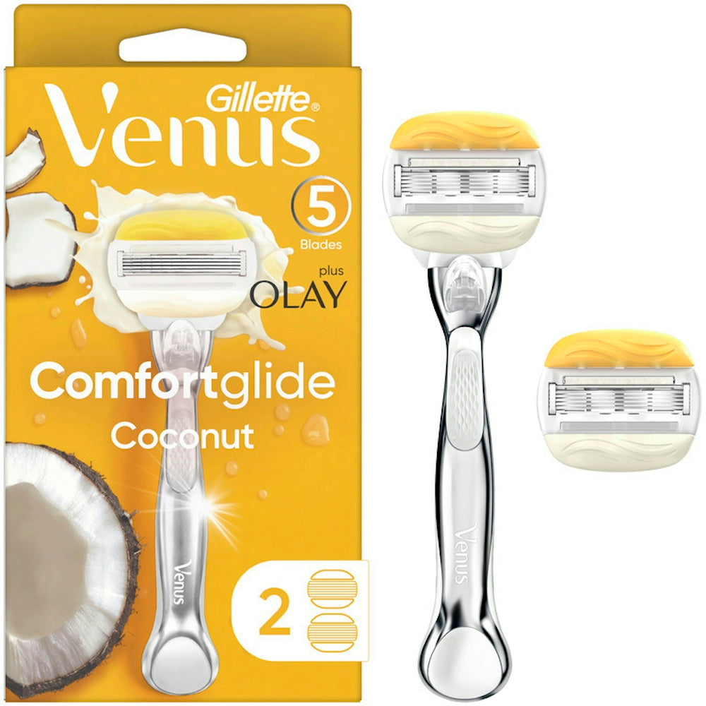 Venus Gillette Comfortglide Plus Olay Coconut Women&