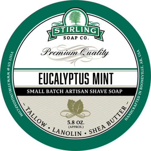 Stirling Soap Co. Eucalyptus Mint Shaving Collection by Pasteur Pharmacy