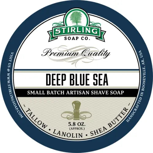 Stirling Soap Co. Deep Blue Sea Shaving Collection