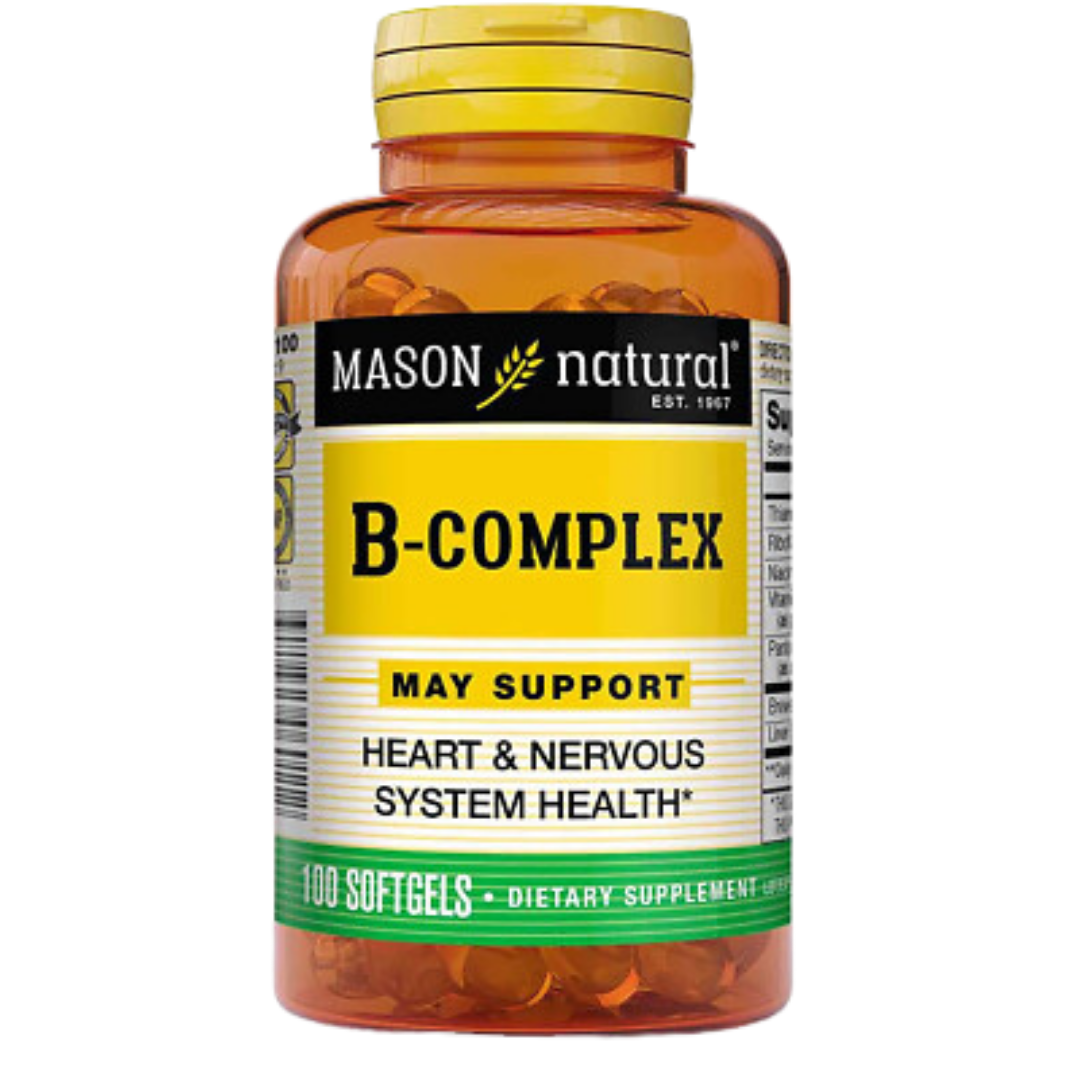 Mason Natural B-Complex Supplement Softgels (100 ct) DestGlow