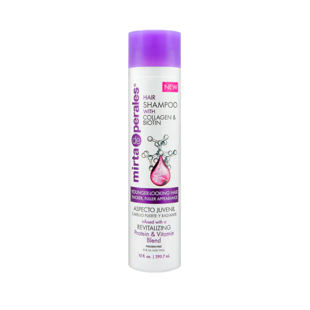 Mirta de Perales Collagen & Biotin Shampoo Younger-Looking Hair (10 oz) DestGlow