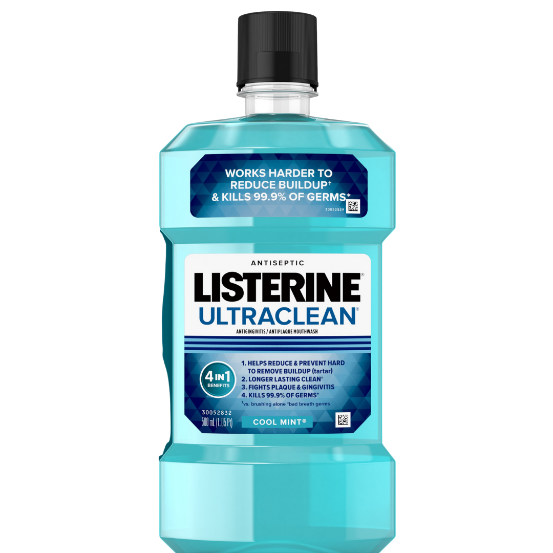 Listerine UltraClean Antiseptic Mouthwash (500ml) DestGlow