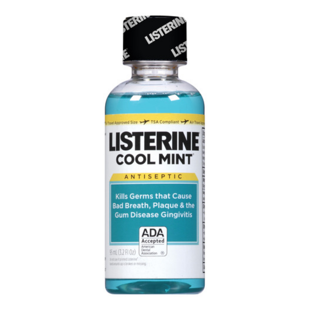 Listerine Cool Mint Mouth Wash (3.2 oz) DestGlow