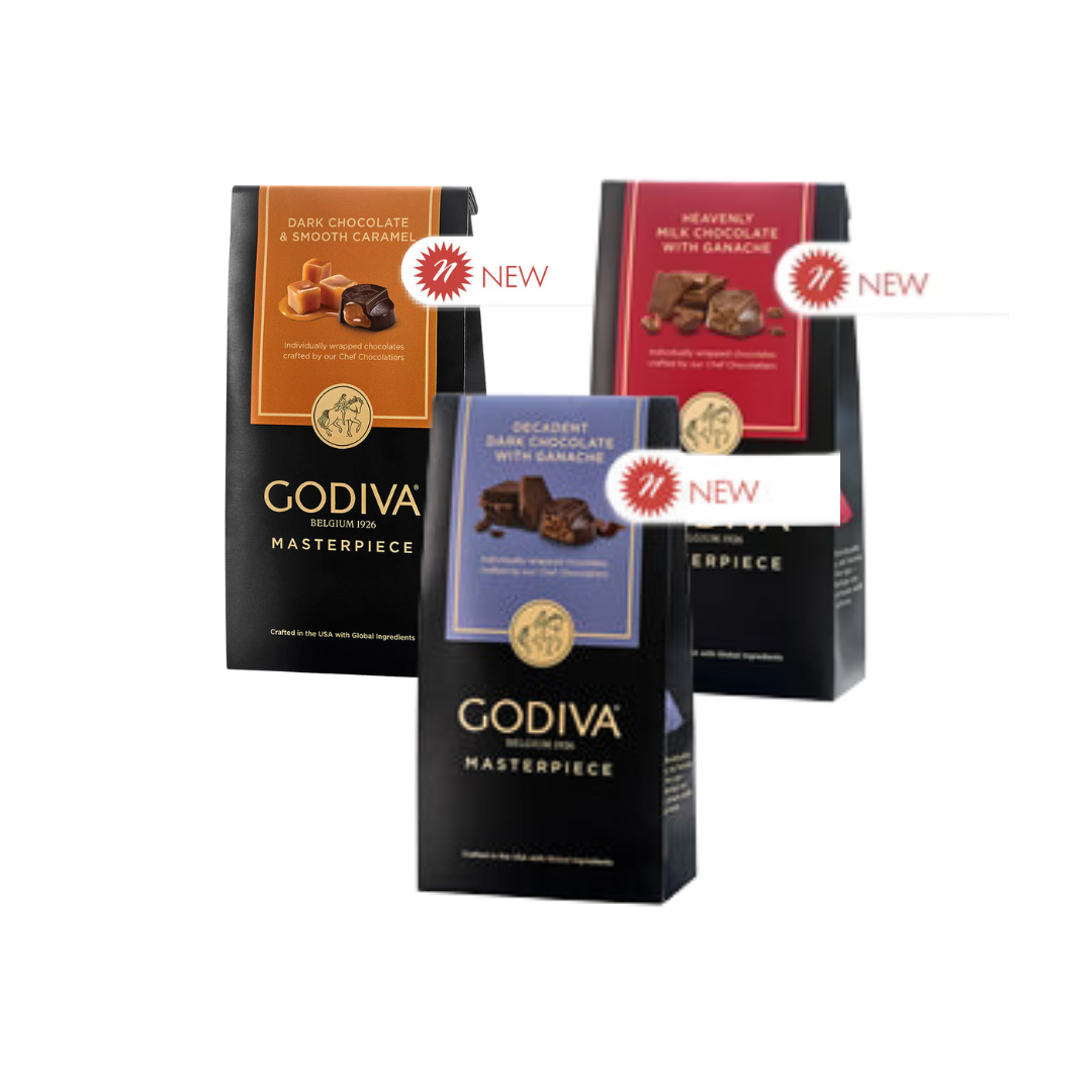 Godiva Masterpieces Individually Wrapped Assorted Chocolates (4.9oz) DestGlow