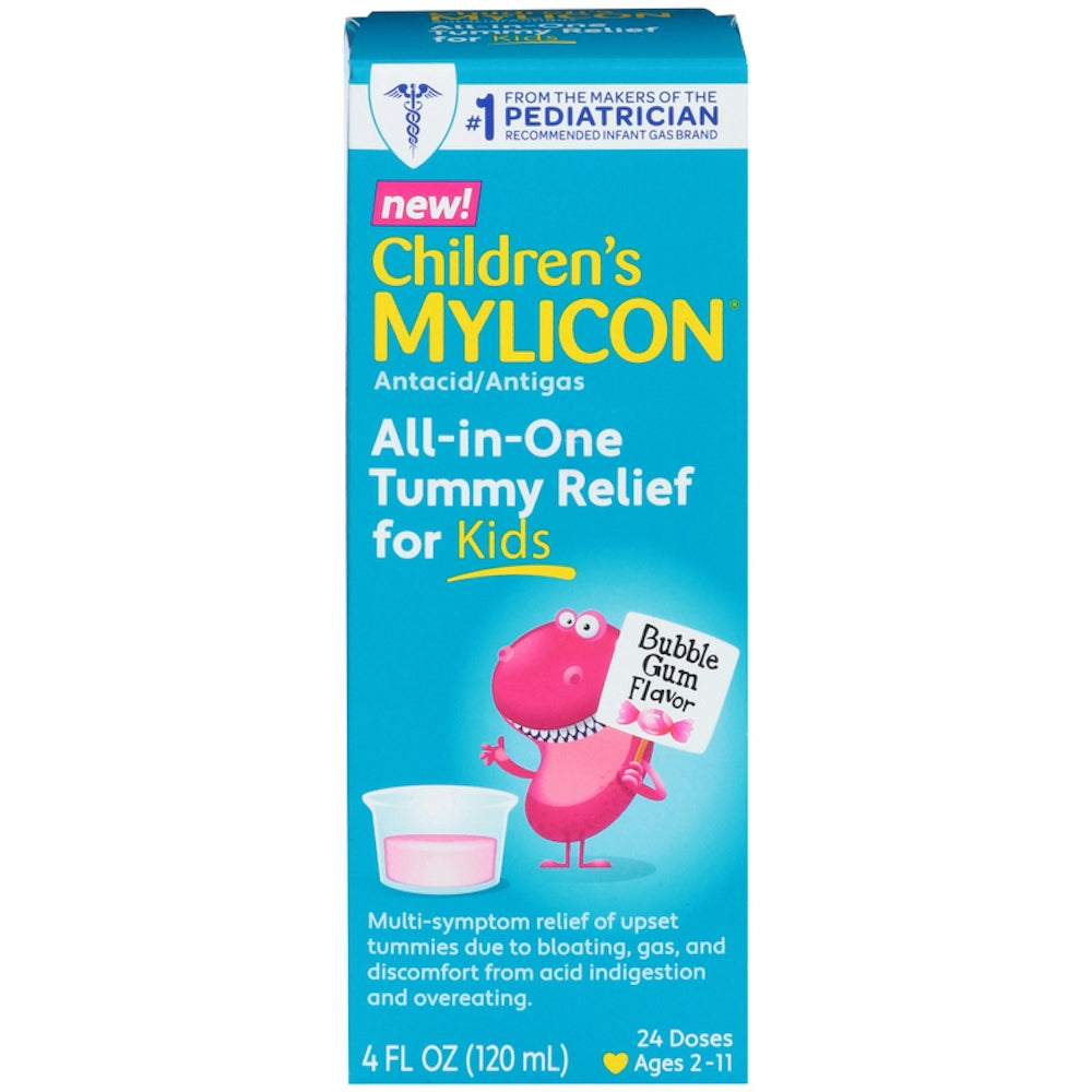 Mylicon Bubble Gum Flavor All-in-One Tummy Relief For Kids - 4oz by Pasteur Pharmacy