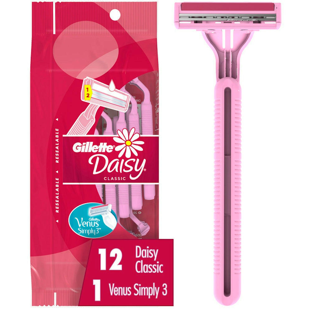 Gillette Daisy Classic +1 Simply Venus Disposable Razors by Pasteur Pharmacy