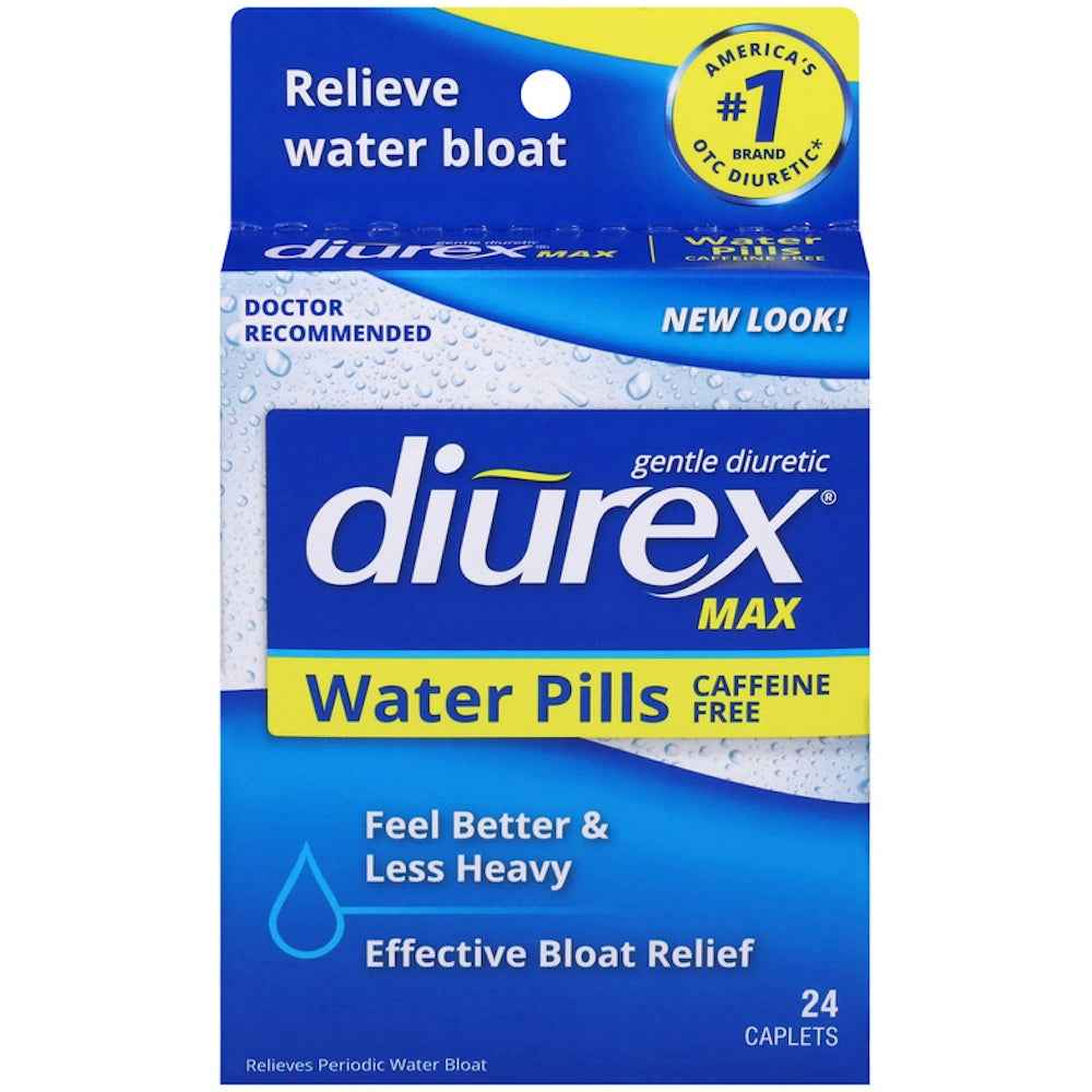 Diurex TB 50mg Diuretic - 24 Caplets by Pasteur Pharmacy